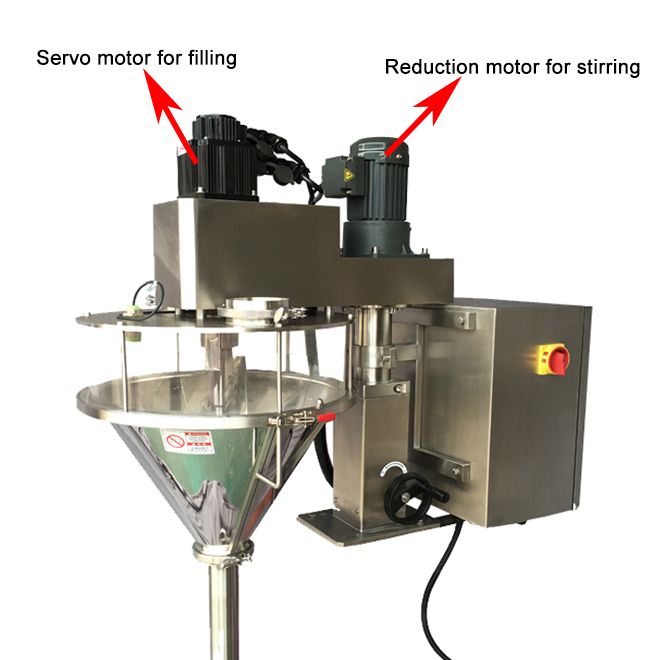 Food Grade Stainless Steel Servo Control Measuring Head Screw Auger Filler - Image 2