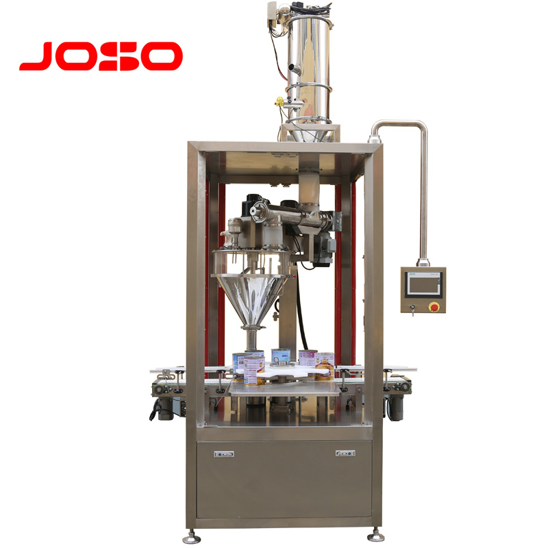 JS-2B2 Protein Cocoa Herb Spice Powder Jar Plastic Bottle Automatic Auger Filler Packaging Machine