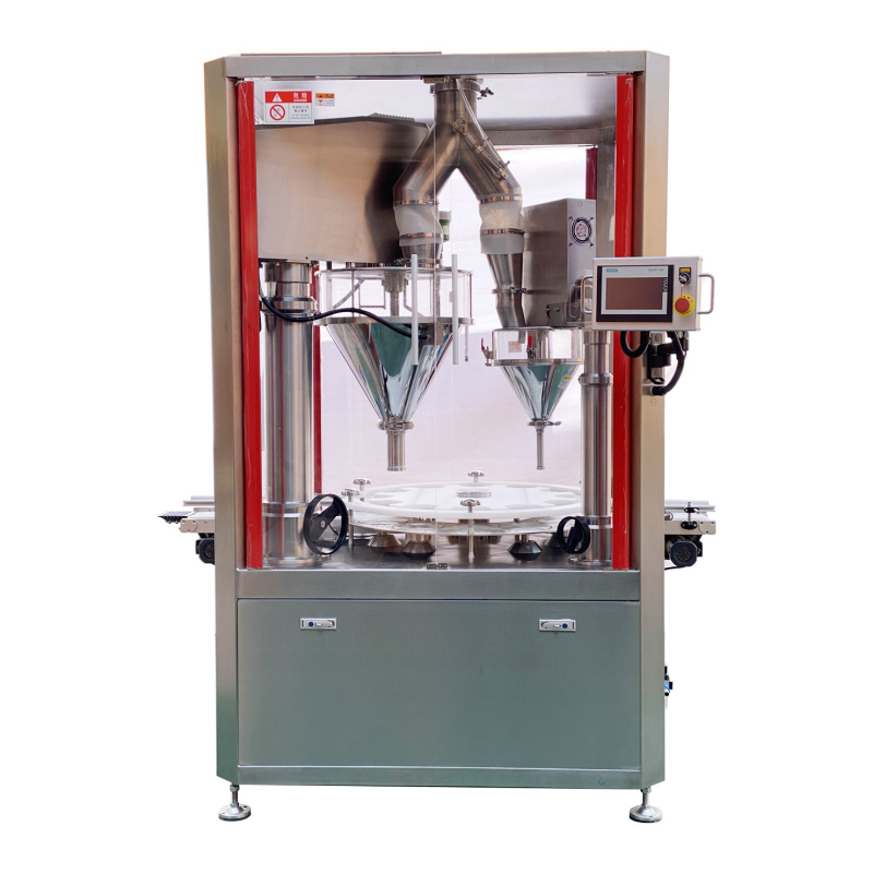 JS-2B3 Powder Weighing Filling Equipment Fully Automatic Double Head Auger Filler Packaging Machine - Image 3