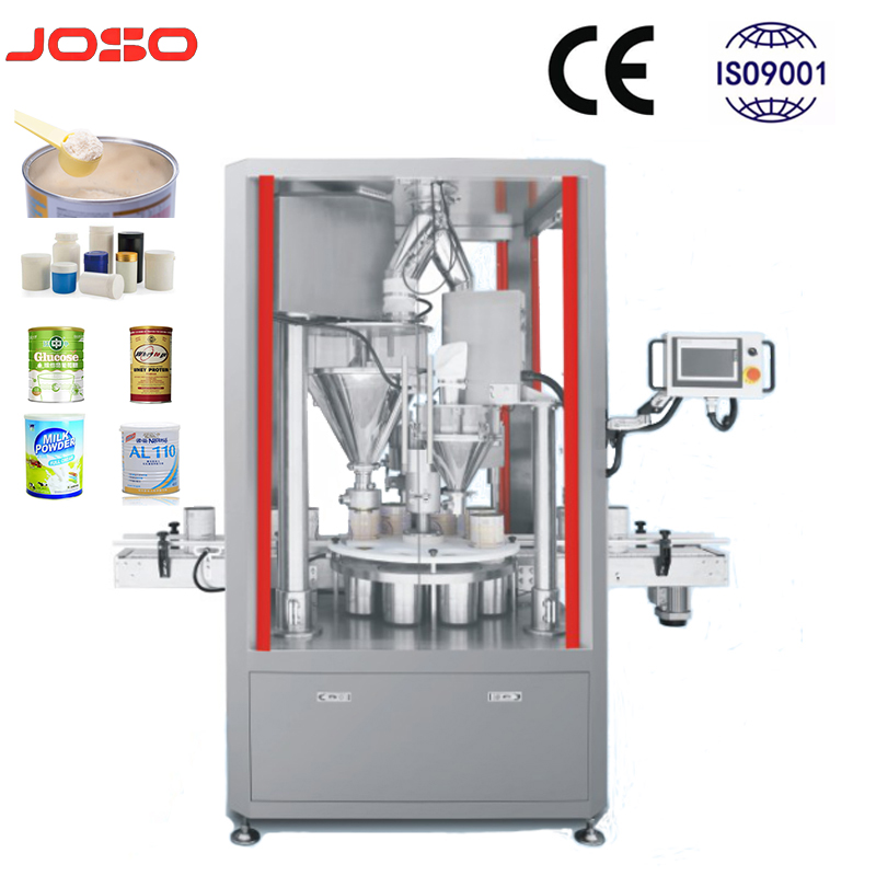 JS-2B3 Powder Weighing Filling Equipment Fully Automatic Double Head Auger Filler Packaging Machine